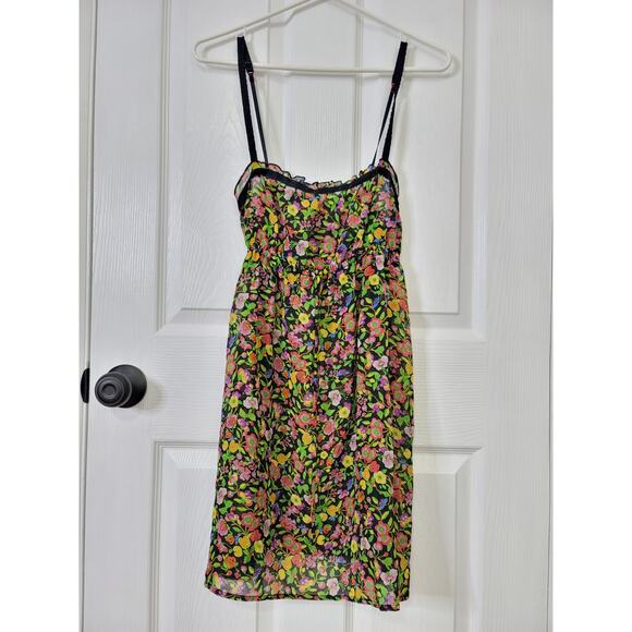 Josie By Natori Sexy Floral See-Through Chemise Size Small - Picture 3 of 7